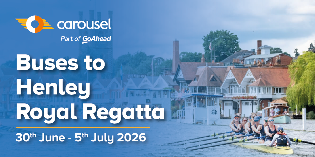 Buses to Henley Royal Regatta. 30th June - 5th July 2026.
