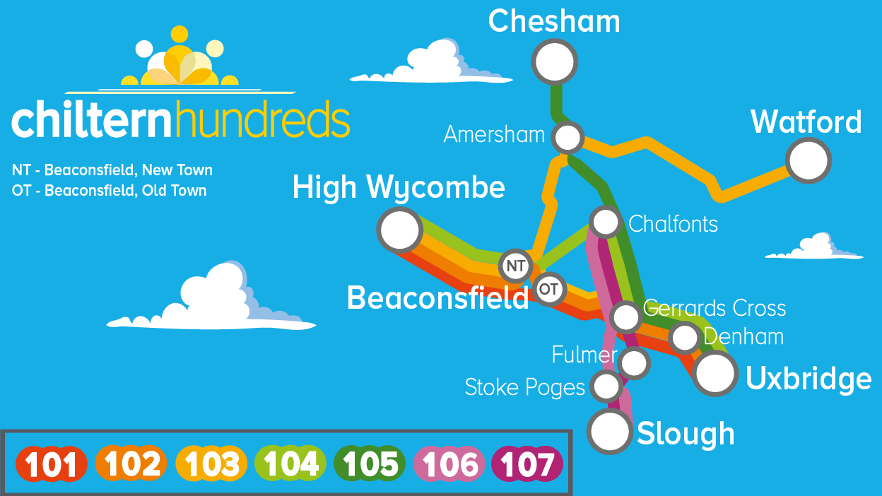 Chiltern Hundreds map
