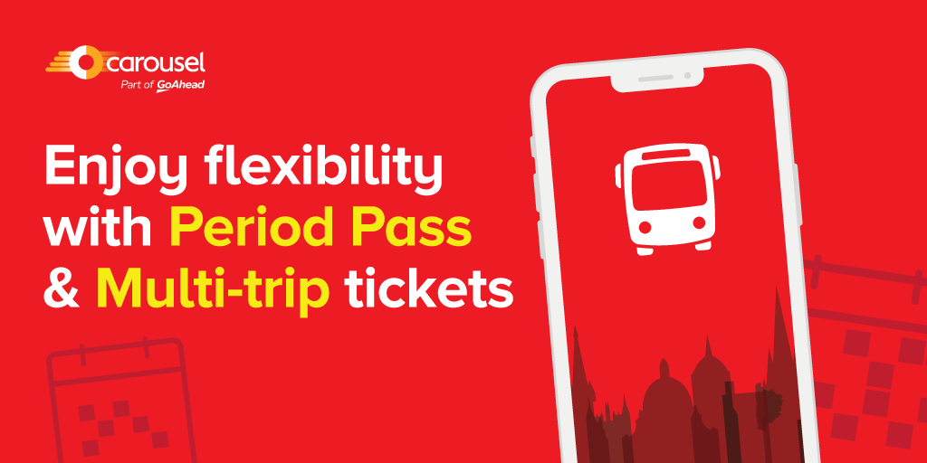 Enjoy flexibility with period pass and multi-trip tickets.
